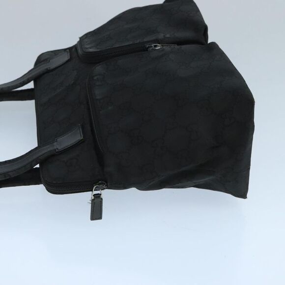 Gucci Gg Canvas Black Canvas Shoulder Bag (Pre-Owned) - Picture 4 of 16